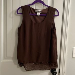 Brown top from Dana Kay (2/8/22)